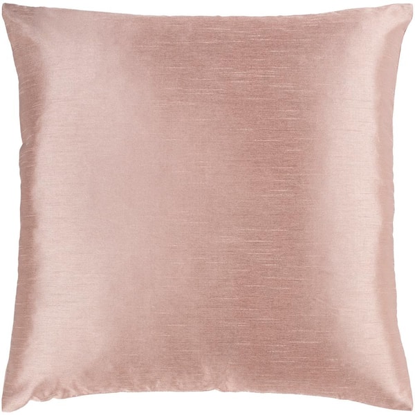 Artistic Weavers Reindert Blush Solid Polyester 22 in. x 22 in. Throw Pillow