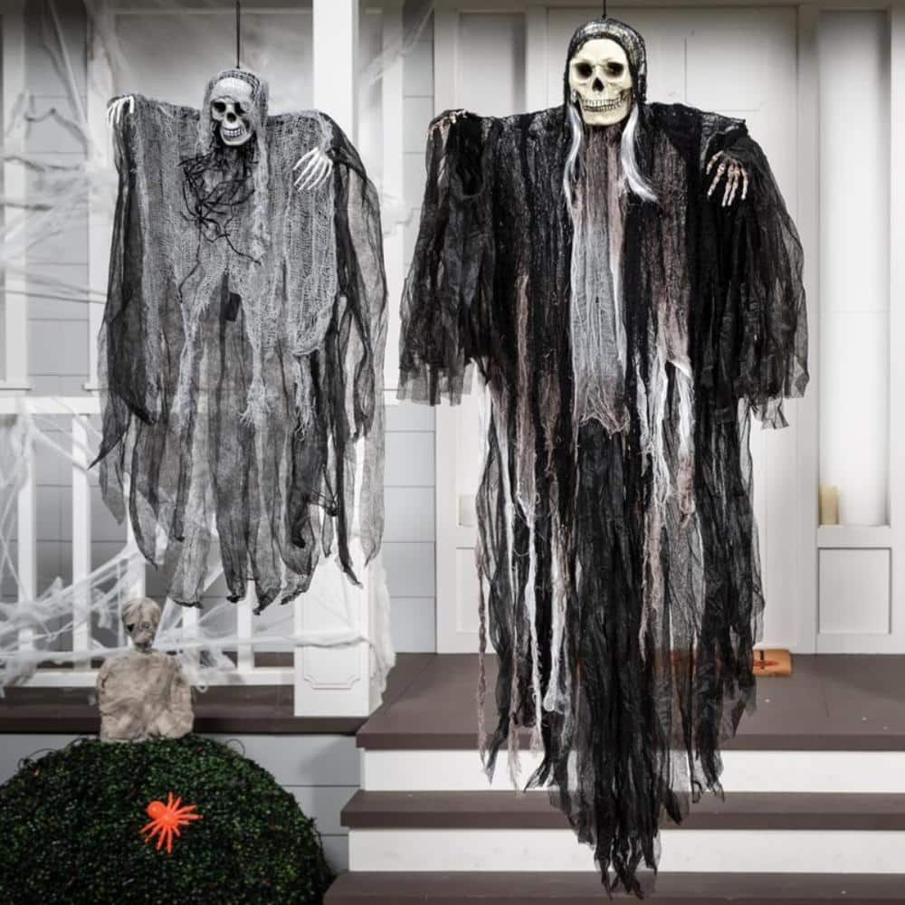 2 Pcs Halloween Hanging Grim Reaper Decorations Outdoor price history on PriceWatchPro