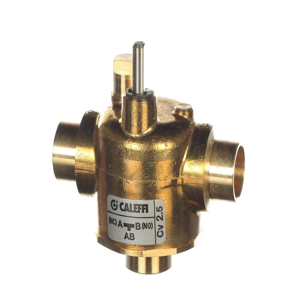 "MOTORIZED 3-WAY ZONE VALVE BODY, 1/2"" SWEAT, BRASS, 50 PSI" price history on PriceWatchPro