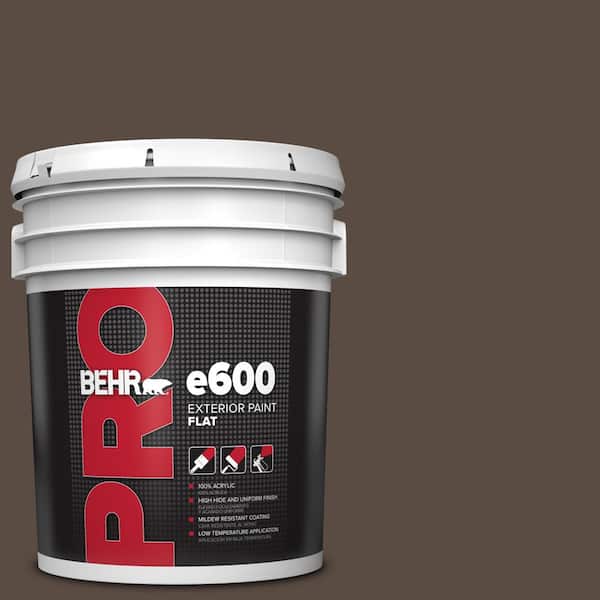 5 gal. #MQ2-39 Rare Wood Flat Exterior Paint
