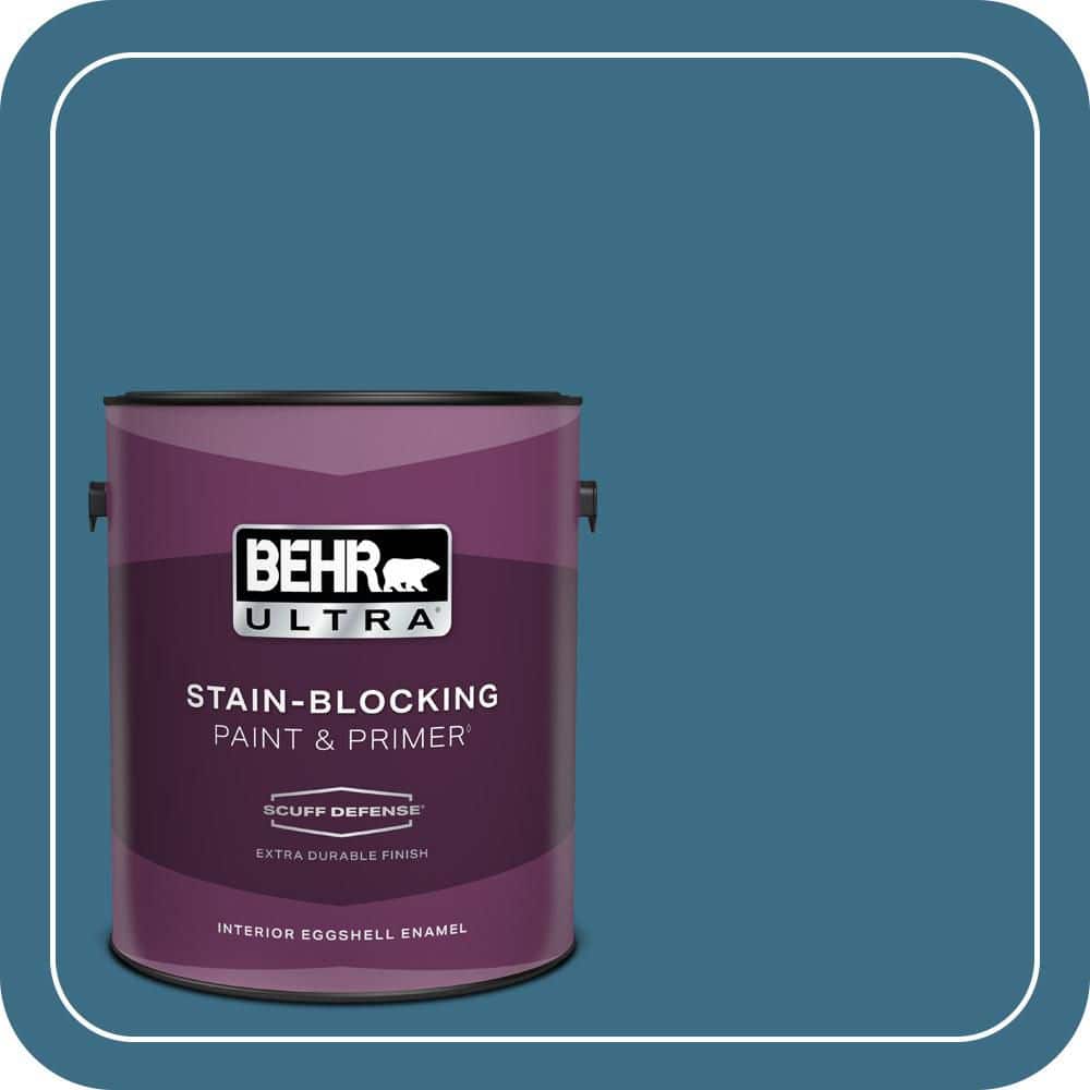 1 gal. #S490-6 Bering Wave Extra Durable Eggshell Enamel Interior Paint & Primer price history on PriceWatchPro
