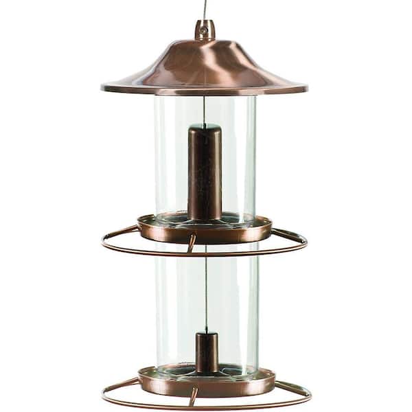 Unbranded Copper Panorama Multiple Species Bird Feeder (2-Ports)