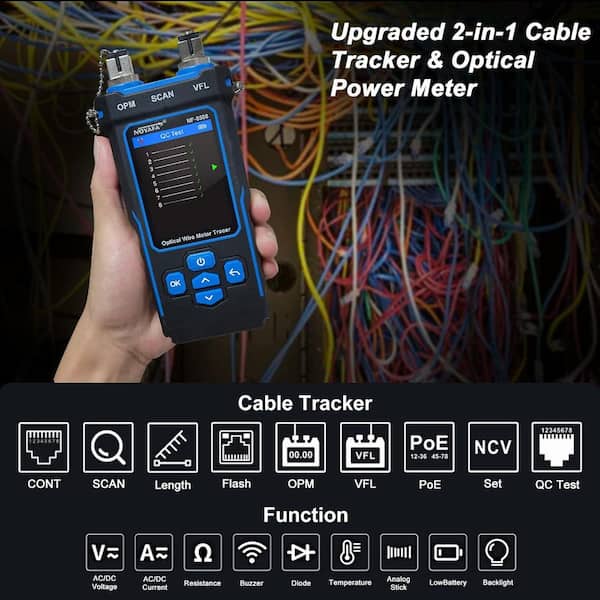 Ethernet Cable Tester NF-8508 Network Cable Tester With Optical