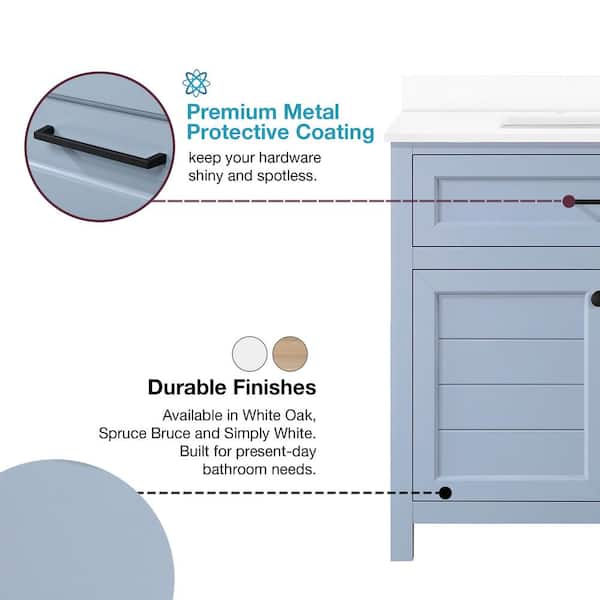 SMITYNA (スミティナ) Home Decorators Collection Hanna 36 in. Single Sink Spruce