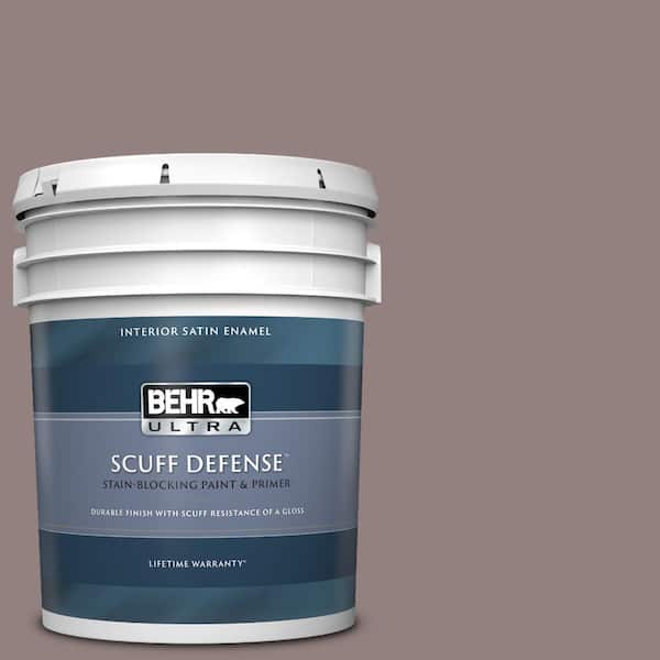 BEHR ULTRA 5 gal. #730B-5 Warm Embrace Extra Durable Satin Enamel Interior Paint & Primer