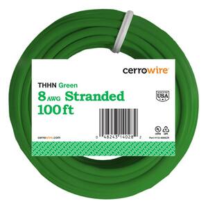 4 PC ELECTRICAL WIRE 12 GA  GREEN & BROWN 52' OF WIRE 