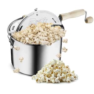 Whirley Pop Stainless Steel Popcorn Popper Set 28010-D - The Home Depot