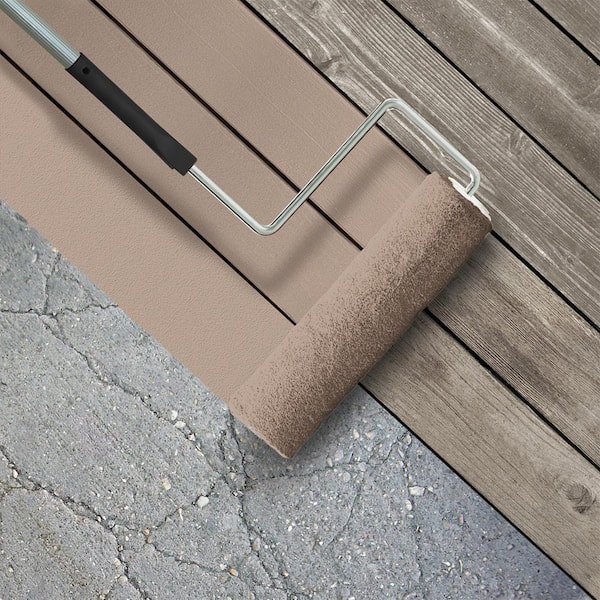 5 gal. #N190-4 Rugged Tan Low-Lustre Enamel Interior/Exterior Porch and Patio Floor Paint
