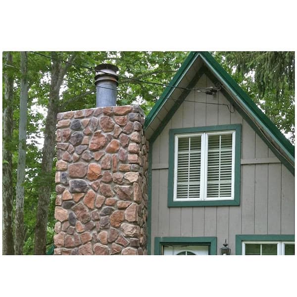 M-Rock - Traditional 1.5 in. to 4 in. x 5 in. to 9 in. Shawsville Field Stone Concrete Stone Veneer (150 sq. ft./Crate)