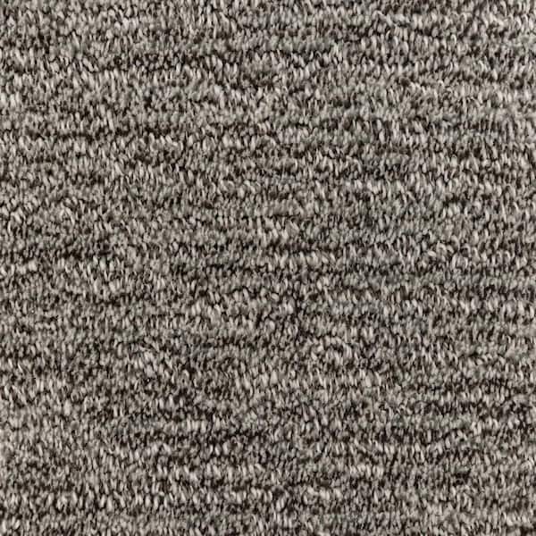 Home Decorators Collection Electric Love  - Dundee - Gray 35 oz. SD Polyester Pattern Installed Carpet