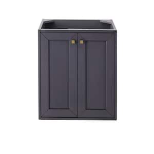 Chianti 23.6 in. W x 18.1 in. D x 27.5 in. H Single Bath Vanity Cabinet without Top in Mineral Gray