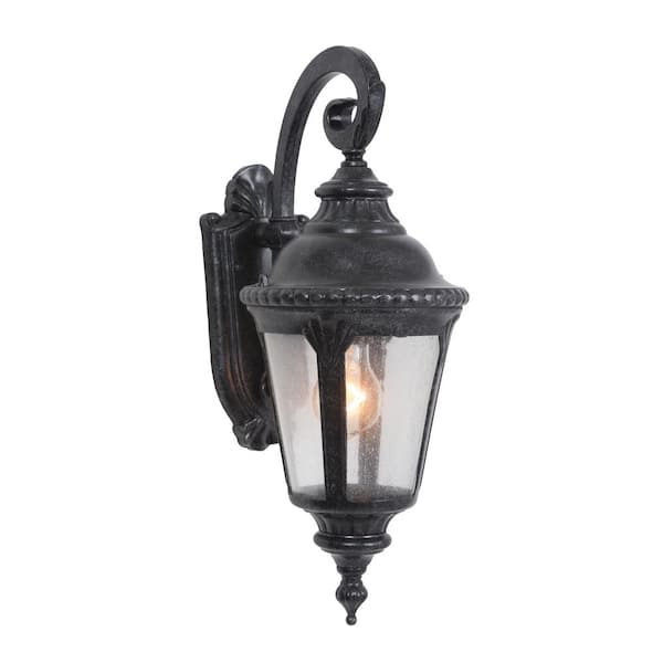Yosemite Home Decor Columbus Collection 1-Light Stone Outdoor Wall Mount Lamp