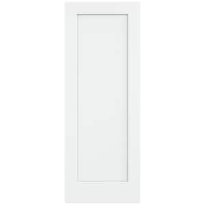 30 in. x 80 in. Madison White Painted Smooth Solid Core Molded Composite MDF Interior Door Slab