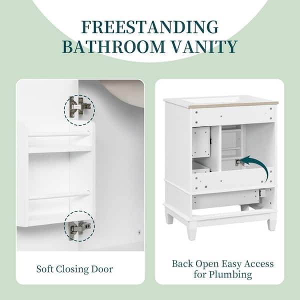 Have a question about Virubi 24 in. W Single Sink Bath Vanity in