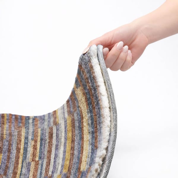 Dream Shag Premium Machine Washable Abstract ADS114 Landscape 3 ft. x 4 ft. Area Rug