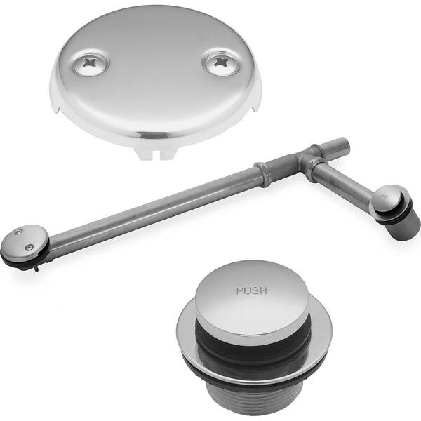 CALIFORNIA FAUCETS Lift and Turn Tub Drain in Burnished Nickel Uncoated