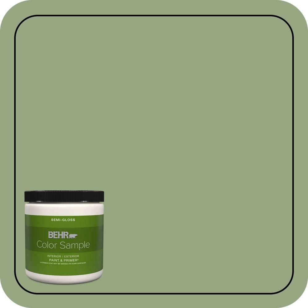 8 oz. #M380-5 Hillside Grove Semi-Gloss Interior/Exterior Paint & Primer Color Sample price history on PriceWatchPro