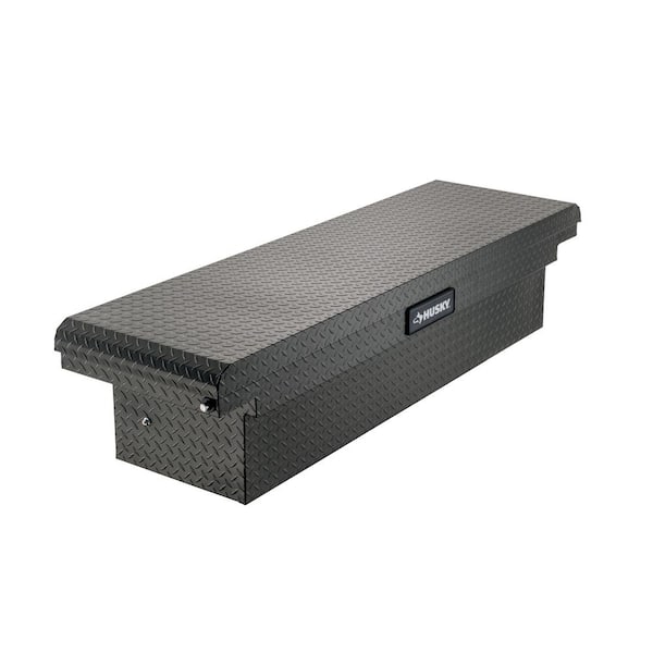 Husky 71 in. Graphite Aluminum Full Size Low Profile Crossover Truck Tool Box