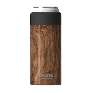Slim Can Insulated Cooler Sleeve, 12-Oz. Capacity (Brown)