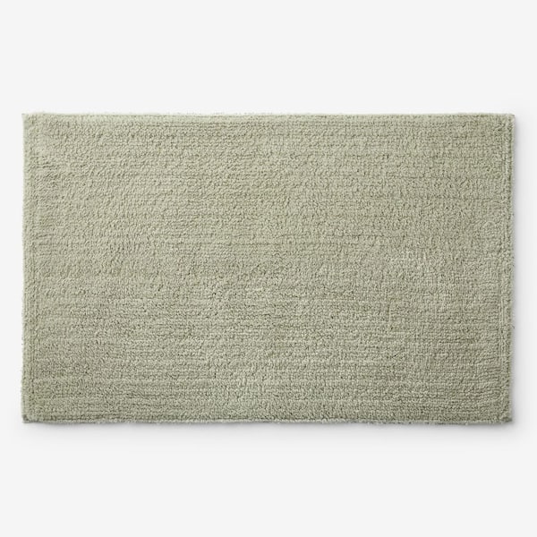 Company Cotton Plush Spa Solid 24 in. x 40 in. Willow Bath Rug