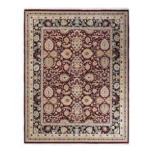 Mogul One-of-a-Kind Traditional Red 8 ft. 1 in. x 10 ft. 3 in. Oriental Area Rug