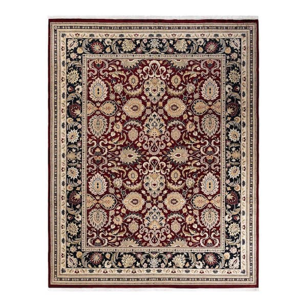 Solo Rugs Mogul One-of-a-Kind Traditional Red 8 ft. 1 in. x 10 ft. 3 in. Oriental Area Rug