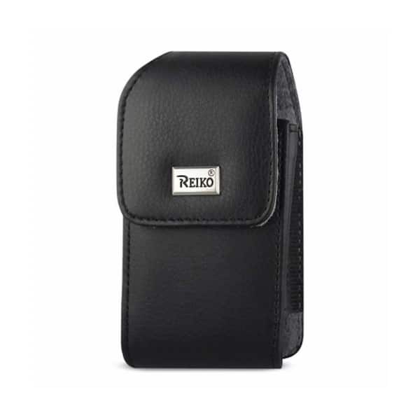 REIKO Small Vertical Leather Holster in Black