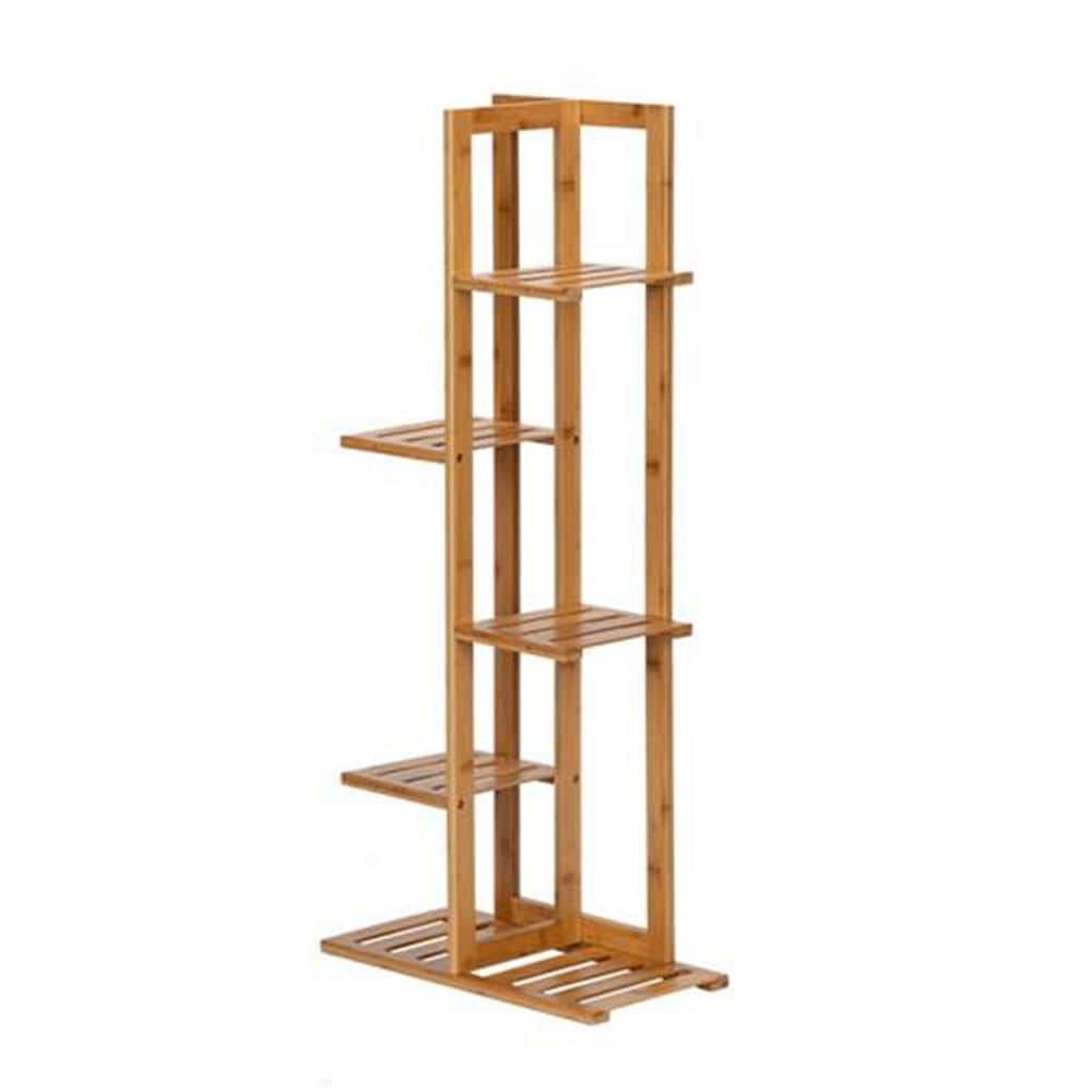 Winado 41 in. Wood 41 in. H Rectangle Bamboo Indoor Plant Stand 4Tiers