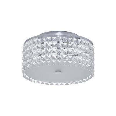 glam cobalt flush mount