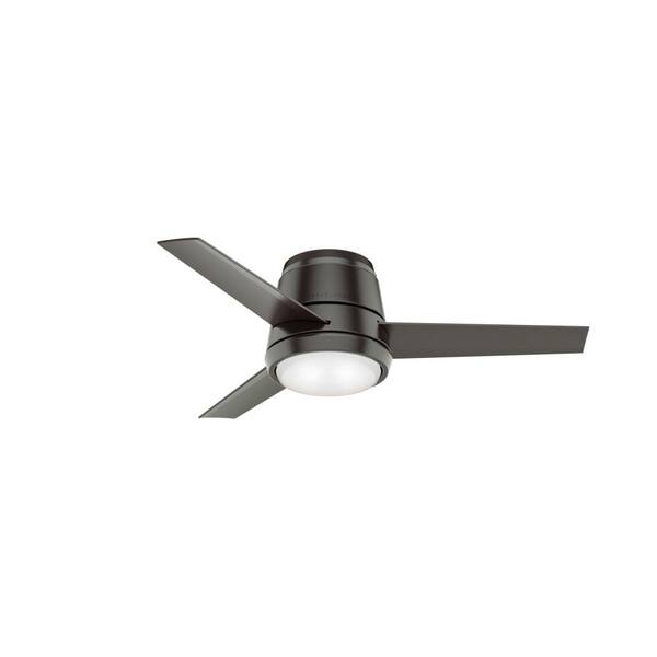 Casablanca Commodus 44 in. Integrated LED Indoor Noble Bronze Ceiling Fan with Light and Remote Control