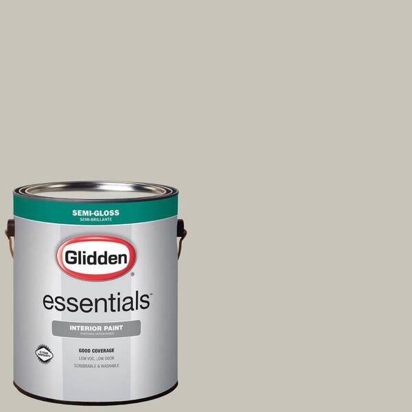 Glidden Essentials 1 gal. #HDGCN01U Eastern Lighthouse Semi-Gloss Interior Paint