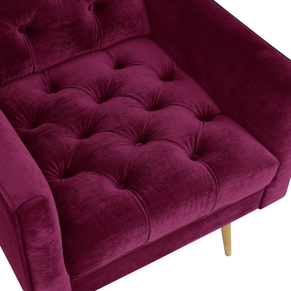 cranberry chaise lounge