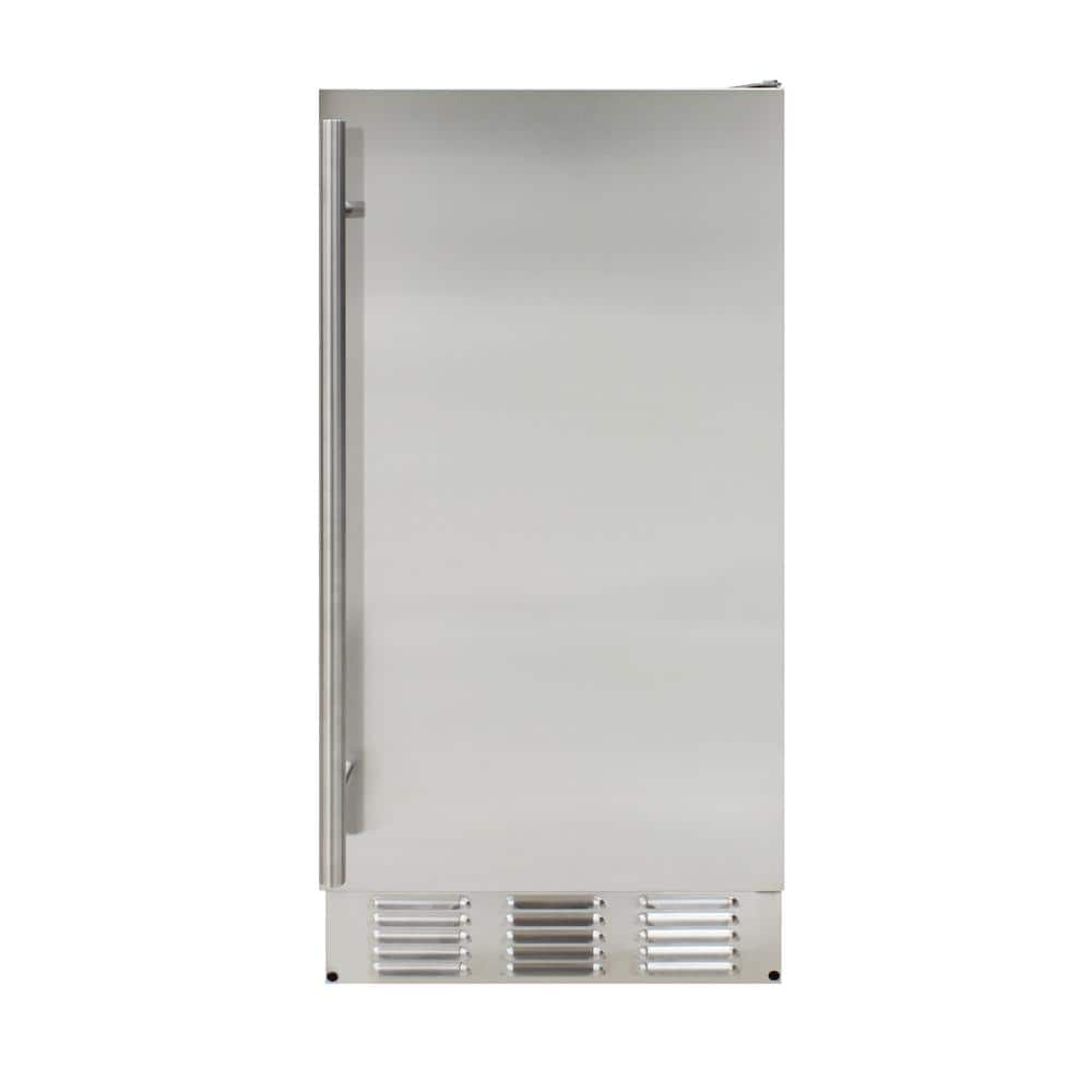 Costway 15 in. 80 lb. Built-In Ice Maker Freestanding 24H Timer  Under-counter Ice Maker Machine with Drain Pump in Silver GHM0538 - The  Home Depot