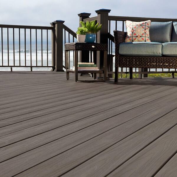 Fiberon X 51/4 X Nantucket Gray Grooved Edge