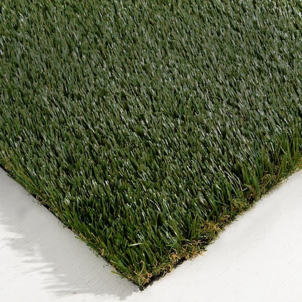 NATCO HOME 69 oz. 7.5 ft. x 9 ft. Field/Olive Green Artificial Grass Rug