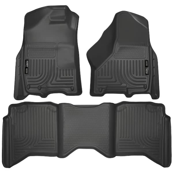 Photo 1 of Front & 2nd Seat Floor Liners Fits 09-18 Ram 1500 Crew Cab
