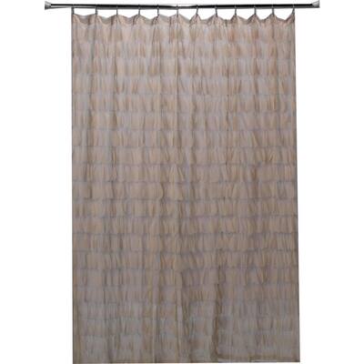 Beige Shower Curtains Shower Accessories The Home Depot