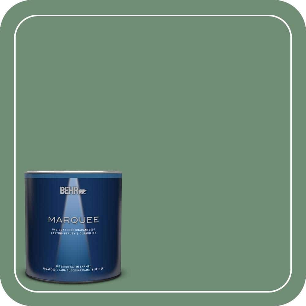 1 qt. #QE-46 Ivy Wreath Satin Enamel Interior Paint & Primer price history on PriceWatchPro