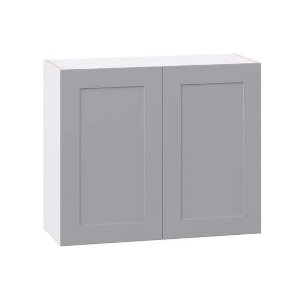 Roseland 36 in. W x 14 in. D x 30 in. H Assembled Shaker Wall Kitchen Cabinet in Slate Gray