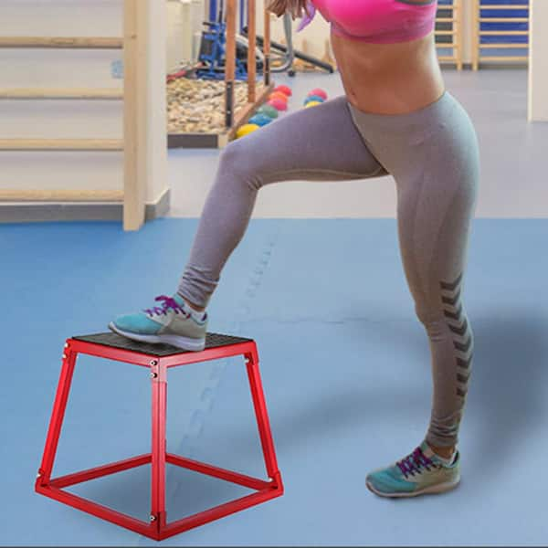 VEVOR 1 PC Plyometric Jump Box Steel 18-in Plyo Box in the Plyo Boxes &  Platforms department at