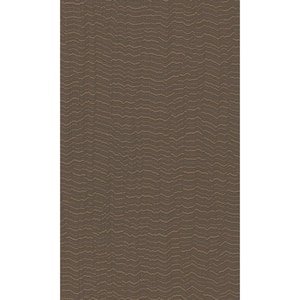 Brown Faux Plain Printed Non-Woven Non-Pasted Textured Wallpaper 57 sq. ft.