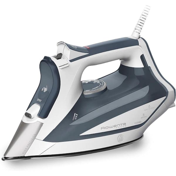 Self-Cleaning Iron with Stainless Steel Soleplate and 400 Microsteam Holes, Leakproof in Blue