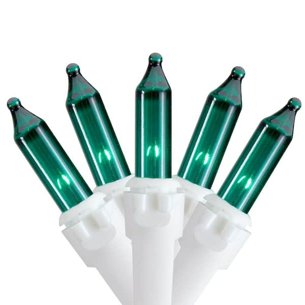 Northlight 100-Count Teal Mini Icicle Christmas Lights 3.5 ft. White Wire
