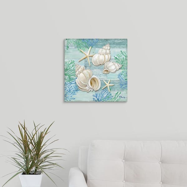 "Clearwater Shells III" by Paul Brent Canvas Wall Art