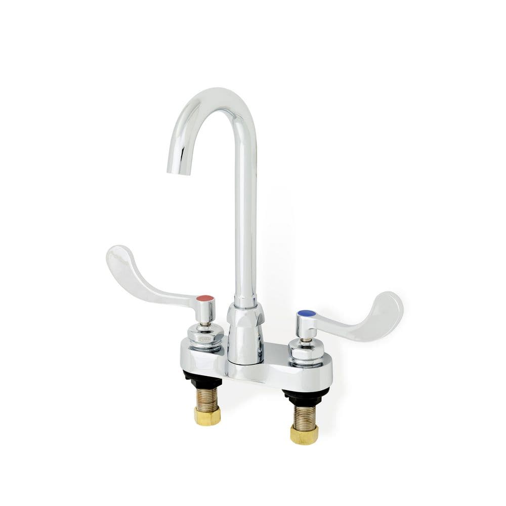 UPC 670240367432 product image for AquaSpec Gooseneck Faucet 4 in. Centerset 3½ in. Spout 2.0 GPM Laminar Flow Cont | upcitemdb.com