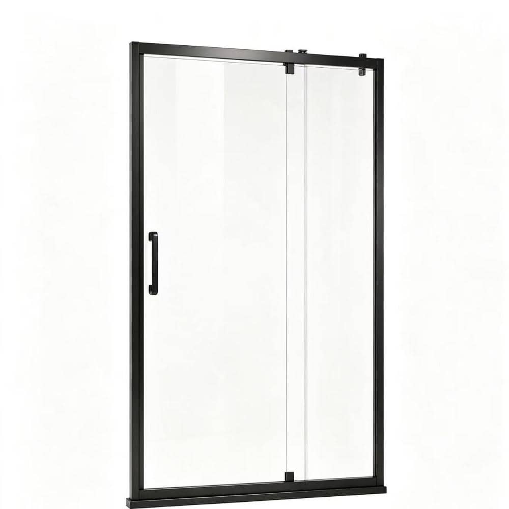 "47""-49""W x 72""H Pivot Shower Door, 6mm Nano Easy Clean Tempered Glass, Reversible Installation, Matte Black Hardware" price history on PriceWatchPro