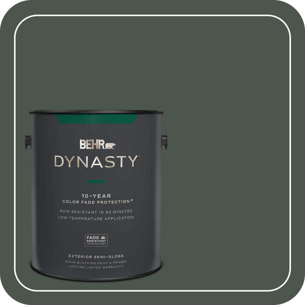 1 gal. #PMD-66 Deep Evergreen Semi-Gloss Exterior Stain-Blocking Paint & Primer price history on PriceWatchPro