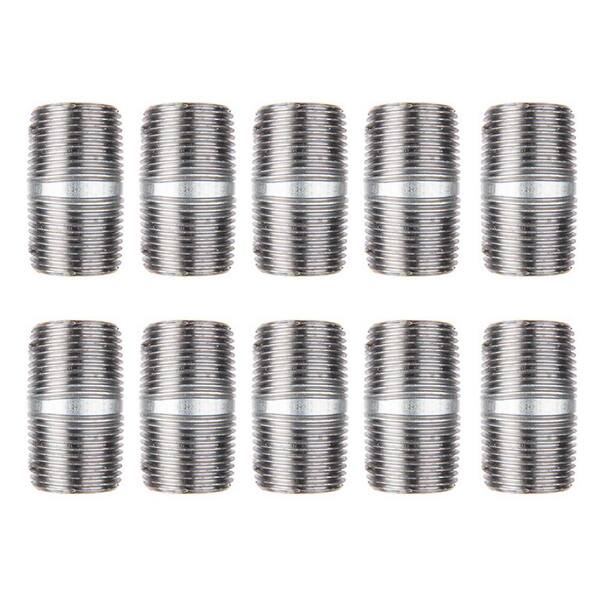 914305-9 1-1/2\" X Close Thread Galvanized Steel Nipple, Pipe Schedule...