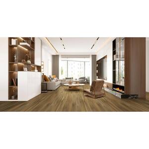 Gannett Peak Walnut 0.70 in. T x 6.5 in. W Waterproof Engineered Hardwood Flooring (21.7 sqft/case)