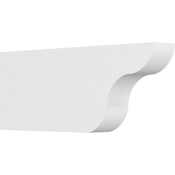 Ekena Millwork 3 in. x 8 in. x 20 in. Standard Carmel Architectural Grade PVC Rafter Tail Brace